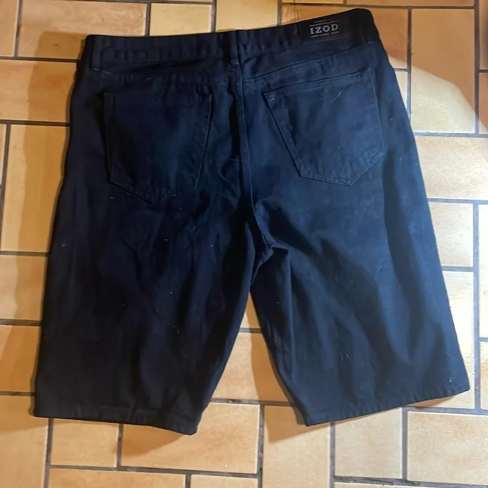 Izod black denim